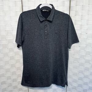Travis Mathew Mens Polo Shirt Dark Gray Size Medium Golf Shirt